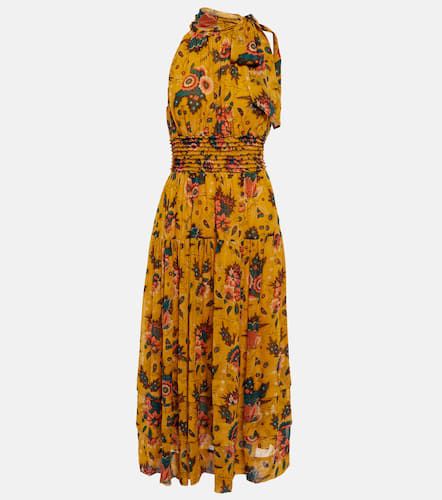 Maya floral silk chiffon midi dress - Ulla Johnson - Modalova
