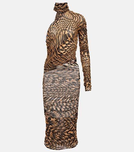 Mugler Robe imprimée en résille - Mugler - Modalova