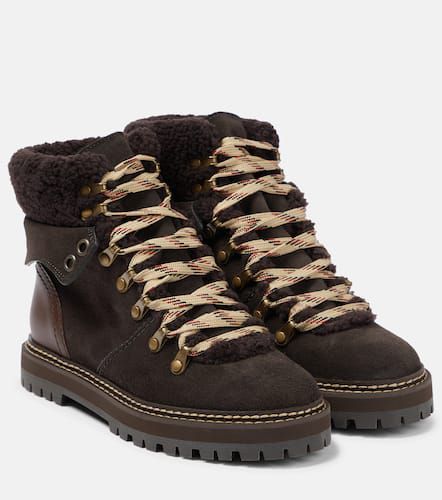 See By ChloÃ© Eileen suede hiking boots - See By Chloe - Modalova