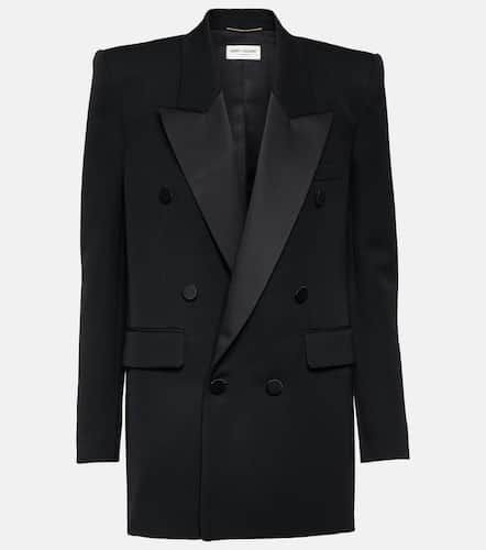 Chaqueta de esmoquin de grain de poudre - Saint Laurent - Modalova