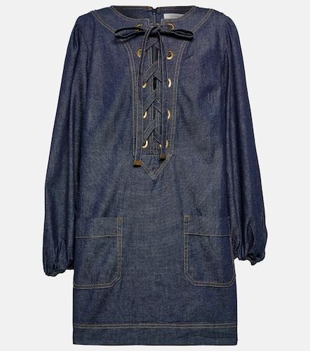 Zimmermann Minikleid Devi aus Denim - Zimmermann - Modalova