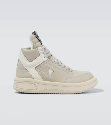 X Converse Sneakers Turbowpn aus Leder - DRKSHDW by Rick Owens - Modalova