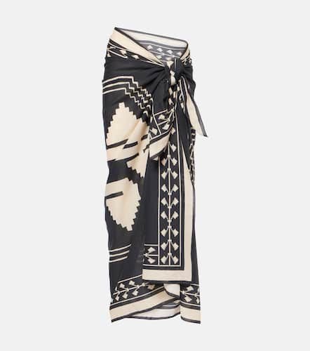 Printed cotton beach cover-up - Johanna Ortiz - Modalova