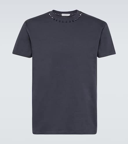 T-Shirt Rockstud aus Baumwoll-Jersey - Valentino - Modalova