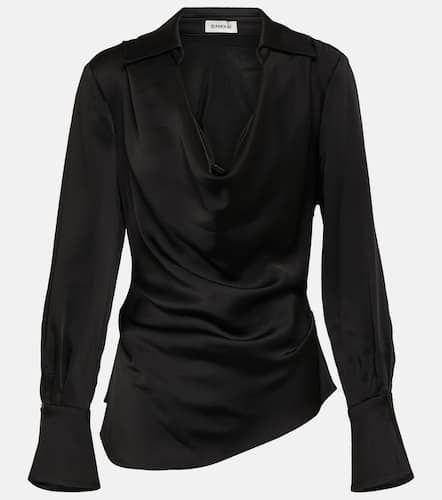 Simkhai Blusa Symone in raso - Simkhai - Modalova