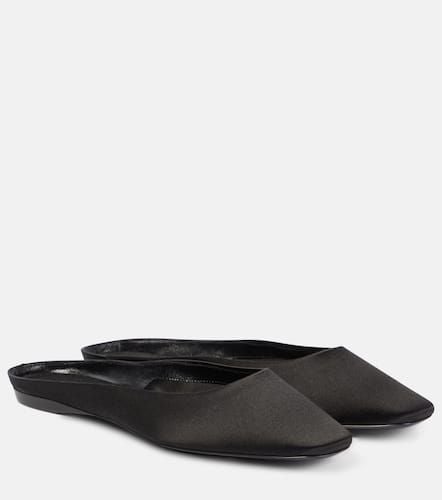 Slippers Lido aus Satin - Saint Laurent - Modalova