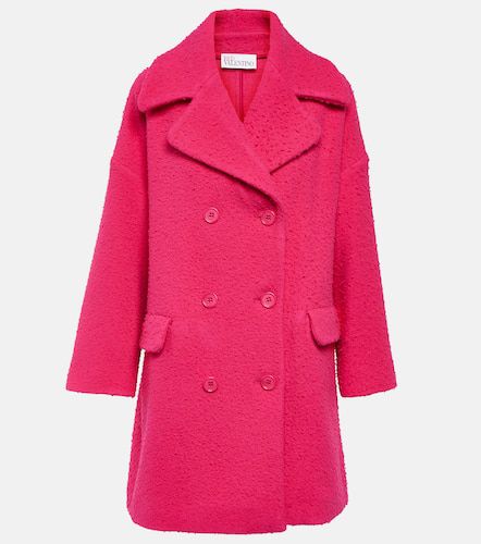 Double-breasted wool coat - REDValentino - Modalova