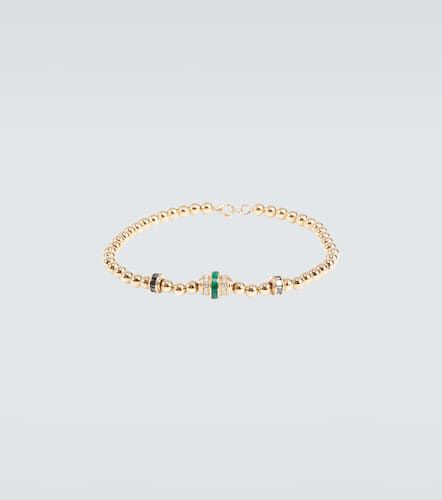 Empress 18kt bracelet with emeralds and diamonds - Rainbow K - Modalova