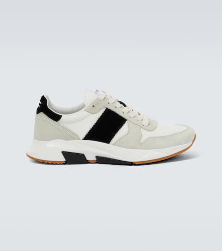 Jagga suede-trimmed sneakers - Tom Ford - Modalova