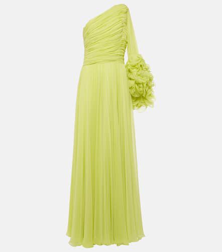 Aziza ruffled silk georgette gown - Costarellos - Modalova