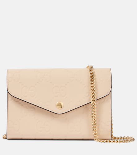 Gucci Cartera con cadena de piel - Gucci - Modalova