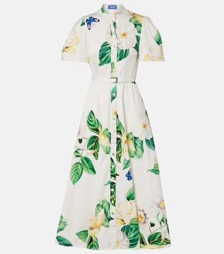 Bianca floral cotton shirt dress - Leo Lin - Modalova