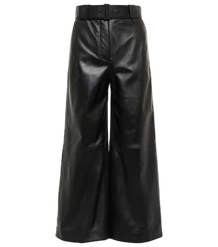 Culottes Taja de piel de tiro alto - Joseph - Modalova