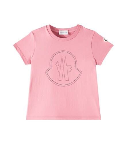 Camiseta de algodón adornada - Moncler Enfant - Modalova