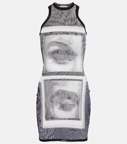 Bedrucktes Minikleid aus Mesh - Jean Paul Gaultier - Modalova