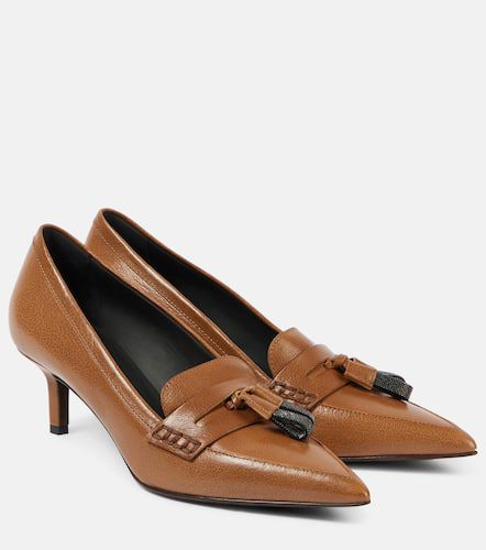 Leather loafer pumps - Brunello Cucinelli - Modalova