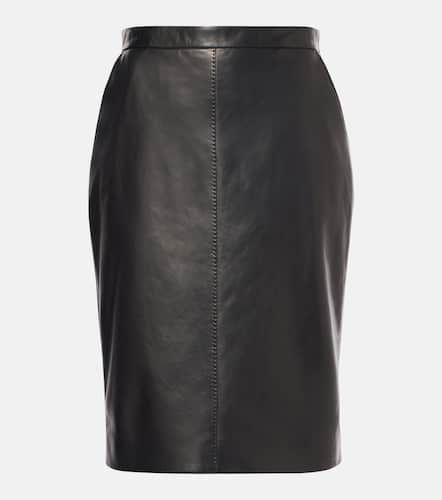 Saint Laurent Leather pencil skirt - Saint Laurent - Modalova