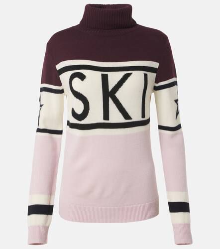 Schild intarsia wool turtleneck sweater - Perfect Moment - Modalova