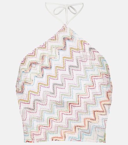 Missoni Top Zigzag en lamé - Missoni - Modalova