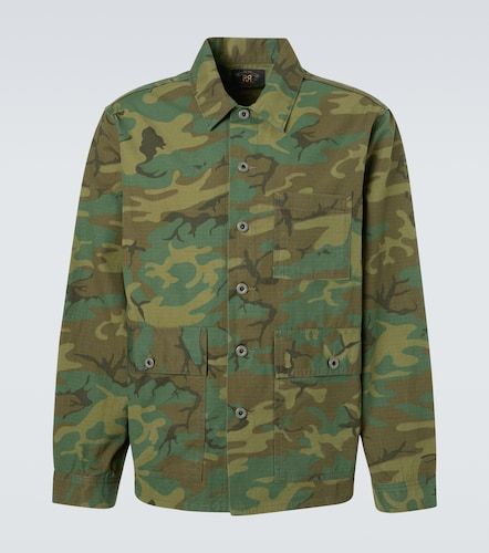 Sobrecamisa de algodón de camuflaje - RRL - Modalova