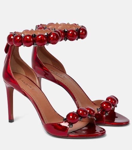 AlaÃ¯a La Bombe 90 patent leather sandals - Alaia - Modalova