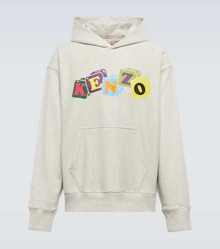 Kenzo Logo cotton jersey hoodie - Kenzo - Modalova