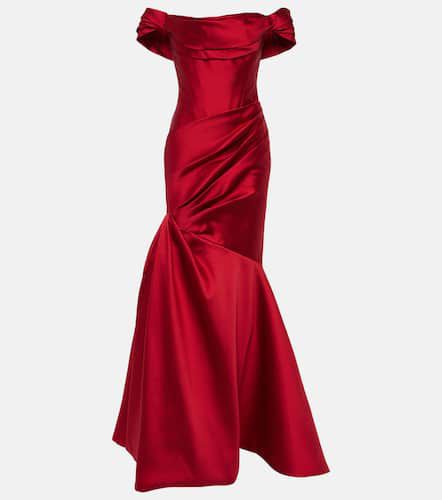 Draped off-shoulder gown - Monique Lhuillier - Modalova