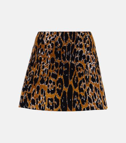 AlaÃ¯a Leopard-print miniskirt - Alaia - Modalova