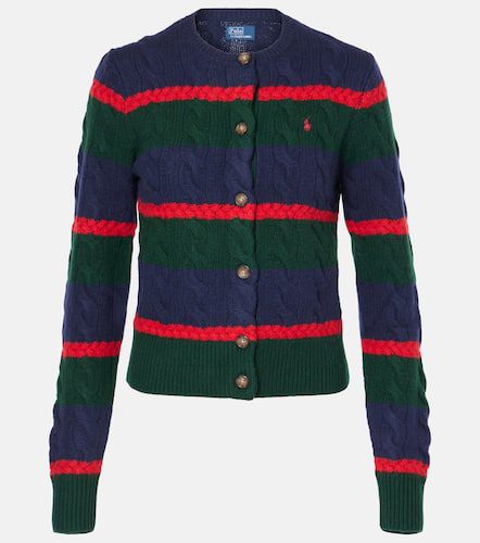 Cable-knit wool and cashmere cardigan - Polo Ralph Lauren - Modalova