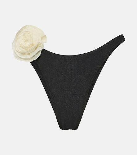 Slip bikini con applicazione floreale - Same - Modalova