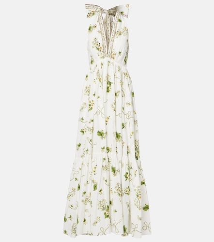 Vestido largo Botanical Utopia de algodón - Camilla - Modalova