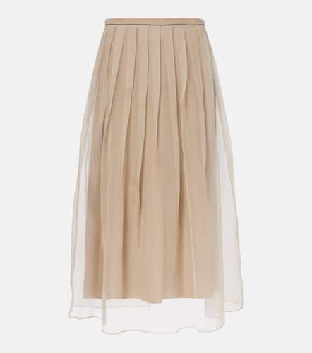 Brunello Cucinelli Silk midi skirt - Brunello Cucinelli - Modalova