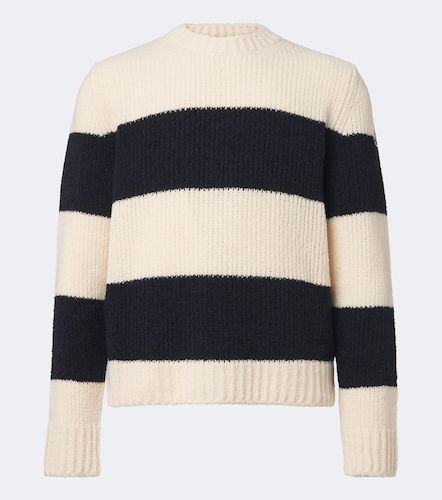 Pullover in misto lana a righe - Moncler - Modalova