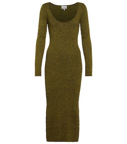 Ganni MÃ©lange knit midi dress - Ganni - Modalova