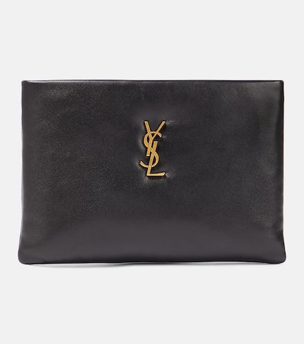 Clutch Calypso Small aus Leder - Saint Laurent - Modalova