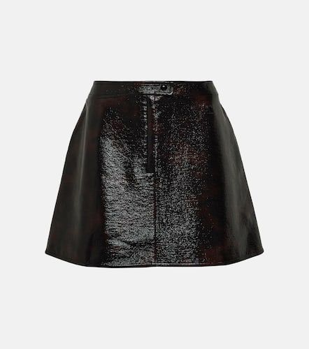 Courrèges Tortoise-printed cotton-blend miniskirt - Courreges - Modalova