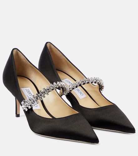 Pumps Bing 65 in raso con cristalli - Jimmy Choo - Modalova