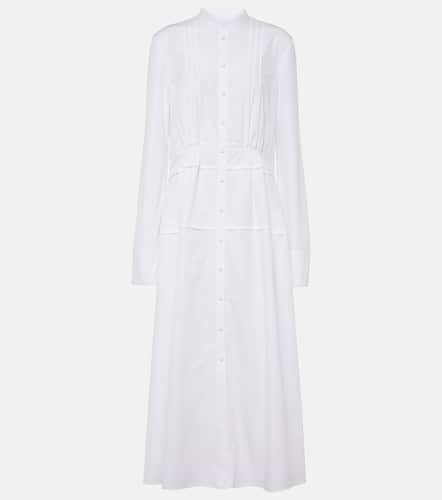 Pleated cotton shirt dress - Jil Sander - Modalova