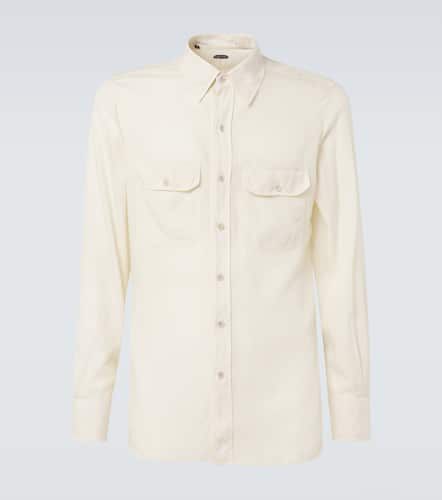 Tom Ford Camicia Twill Western - Tom Ford - Modalova