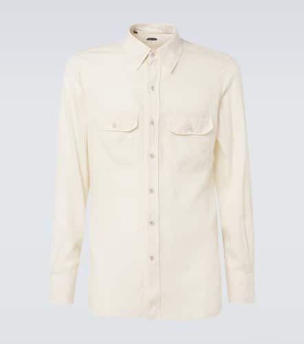 Tom Ford Camisa western de sarga - Tom Ford - Modalova