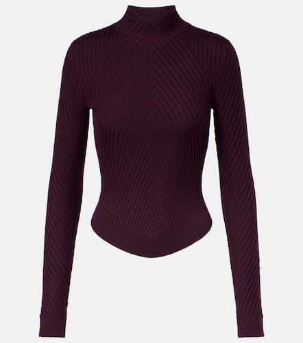 Top à col roulé en laine - Victoria Beckham - Modalova
