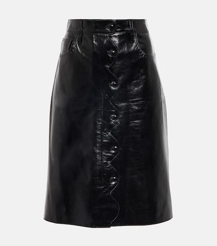 Scallop leather midi skirt - Citizens of Humanity - Modalova