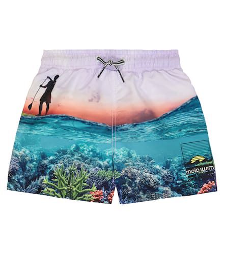 Molo Niko printed swim shorts - Molo - Modalova