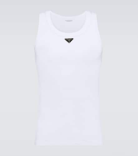 Prada Embellished cotton vest - Prada - Modalova