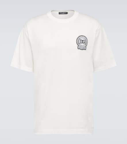 Logo cotton jersey T-shirt - Dolce&Gabbana - Modalova