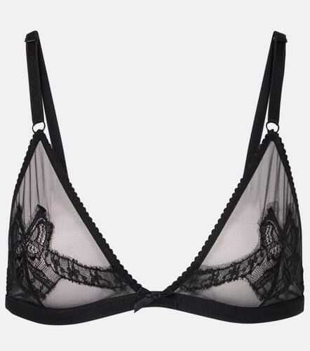 Bralette de tul con encaje - Dolce&Gabbana - Modalova