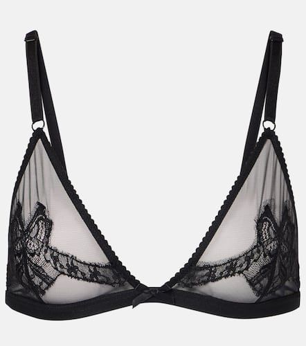 Bralette in tulle con pizzo - Dolce&Gabbana - Modalova