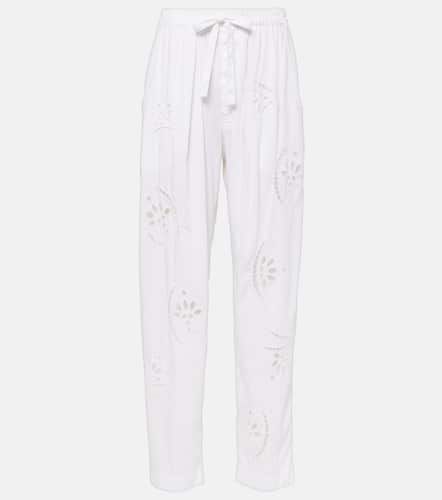 Pantalones anchos Hectorina con bordado inglés - Isabel Marant - Modalova