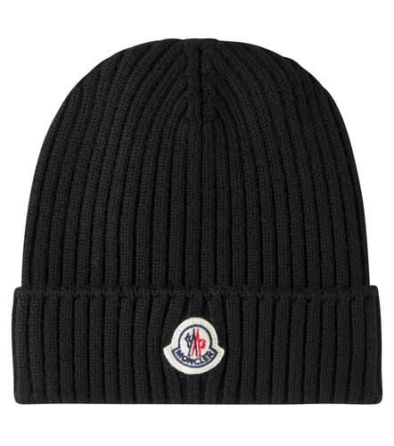 Moncler Enfant Logo wool beanie - Moncler Enfant - Modalova