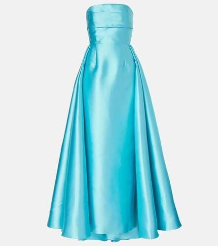 Strapless satin twill gown - Solace London - Modalova